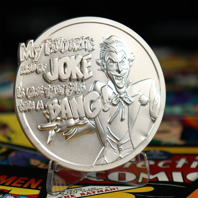 DC The Joker | .999 Silver Plated Medallion | Limited Edition