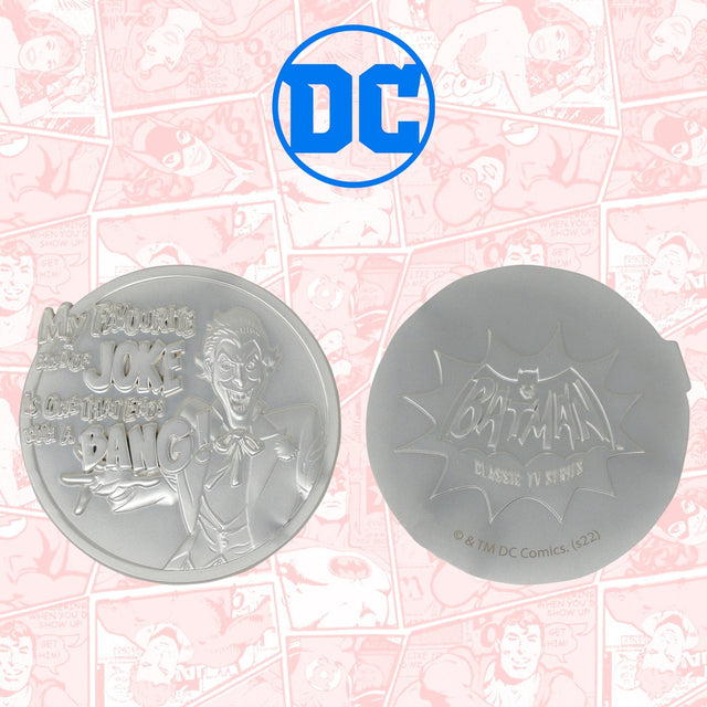 DC The Joker | .999 Silver Plated Medallion | Limited Edition