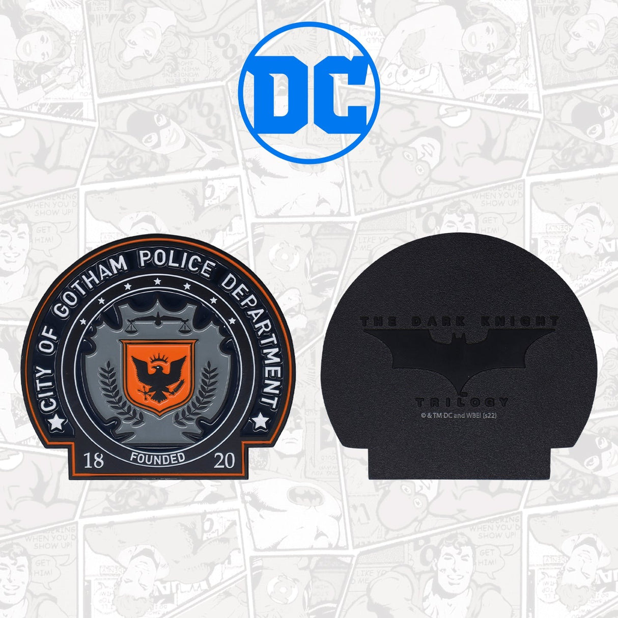DC The Dark Knight | Gotham City Police Badge | Medallion | Limited Edition