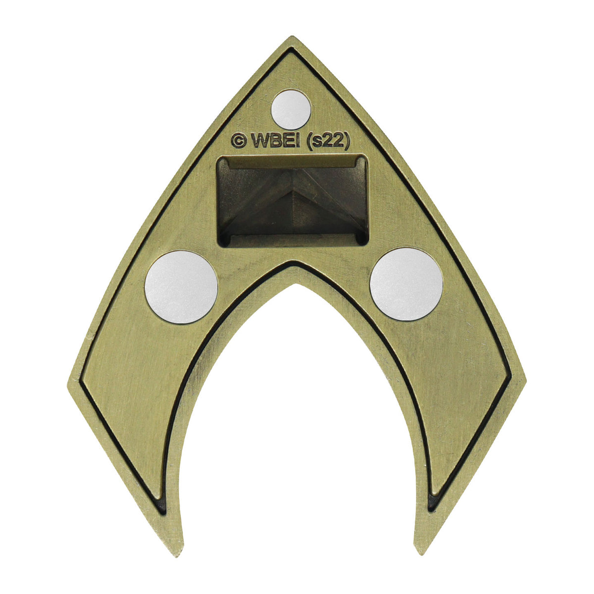 Fanattik DC: AQUAMAN Insignia Magnetic Metal Bottle Opener