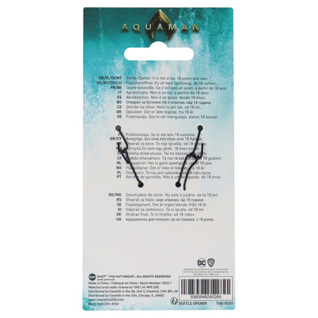 Fanattik DC: AQUAMAN Insignia Magnetic Metal Bottle Opener