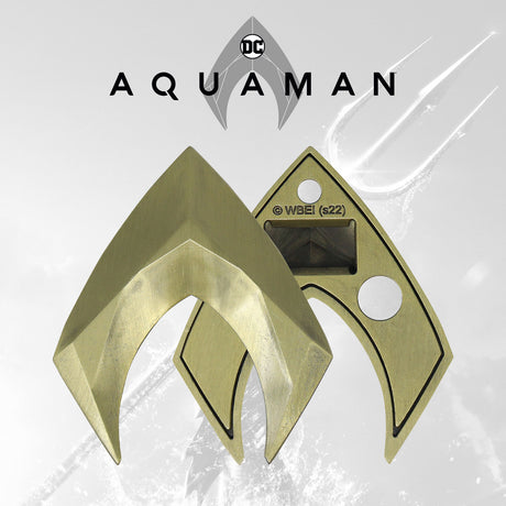 Fanattik DC: AQUAMAN Insignia Magnetic Metal Bottle Opener