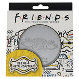 FRIENDS | Set of 4 Embossed Metal Coasters