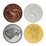 Game of Thrones | Set of 4 Sigil Medallions | Collectible Limited Edition