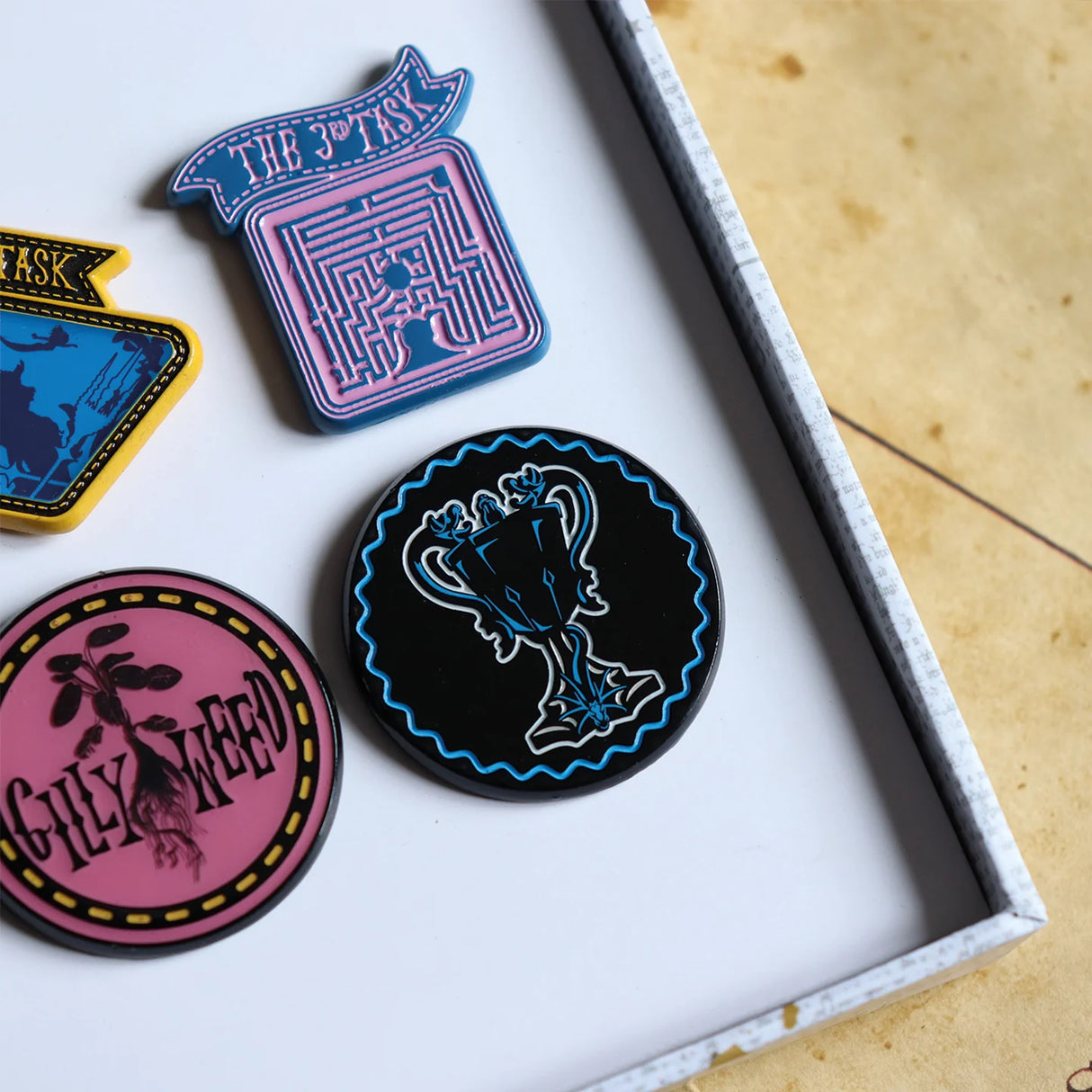 Harry Potter Triwizard Tournament | Set of 6 Pin Badges | Limited Edition