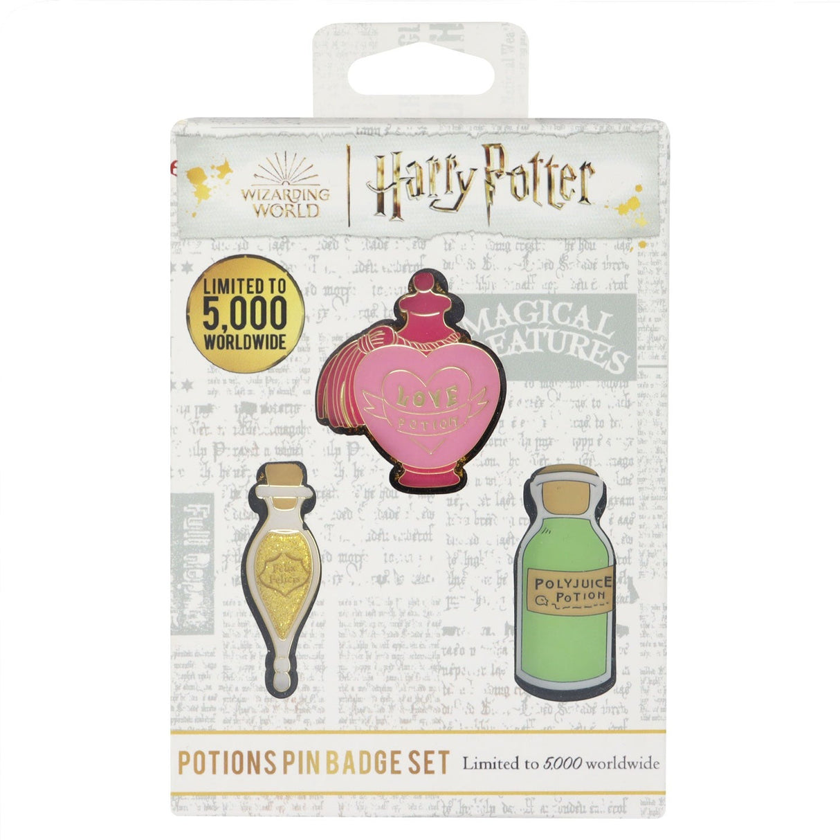 Harry Potter | Potions Triple Pin Badge Set | Limited Edition