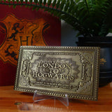 Harry Potter | Hogwarts Express Antique Metal Ticket | Limited Edition
