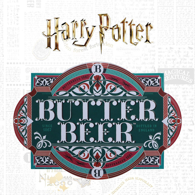 BUTTER BEER | Harry Potter | Metal Plaque