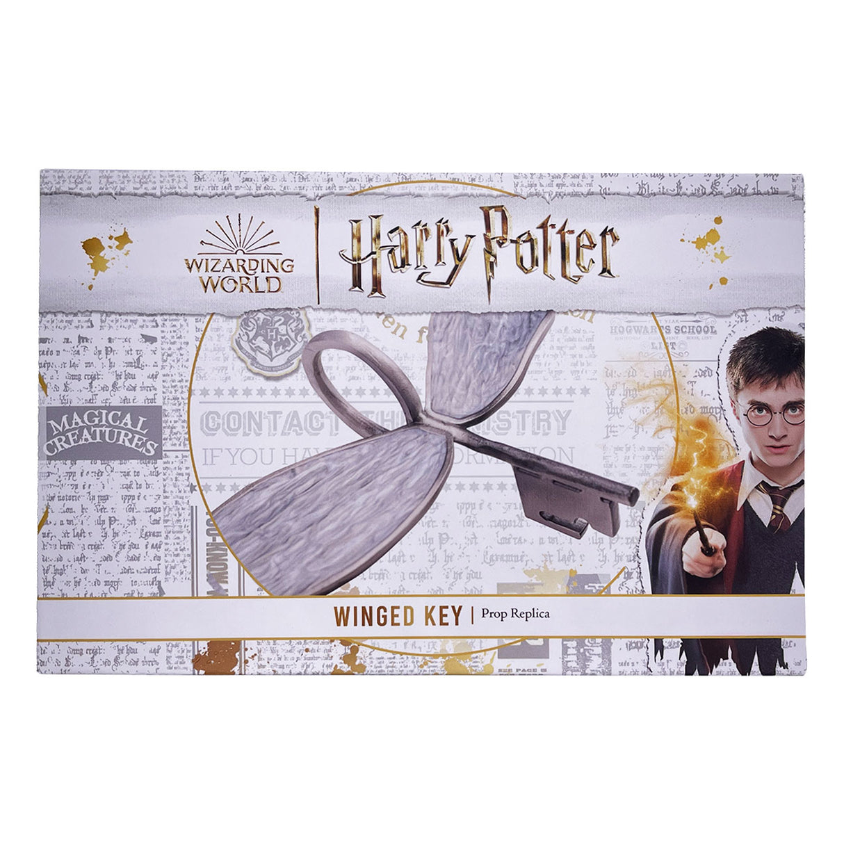 Harry Potter PROFESSOR FLITWICK ENCHANTED WINGED KEY Limited Edition Prop Replica