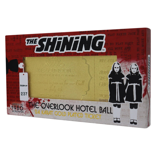 The Shining | The Overlook Hotel Ball Ticket | Replica Golden Ticket | Limited Edition