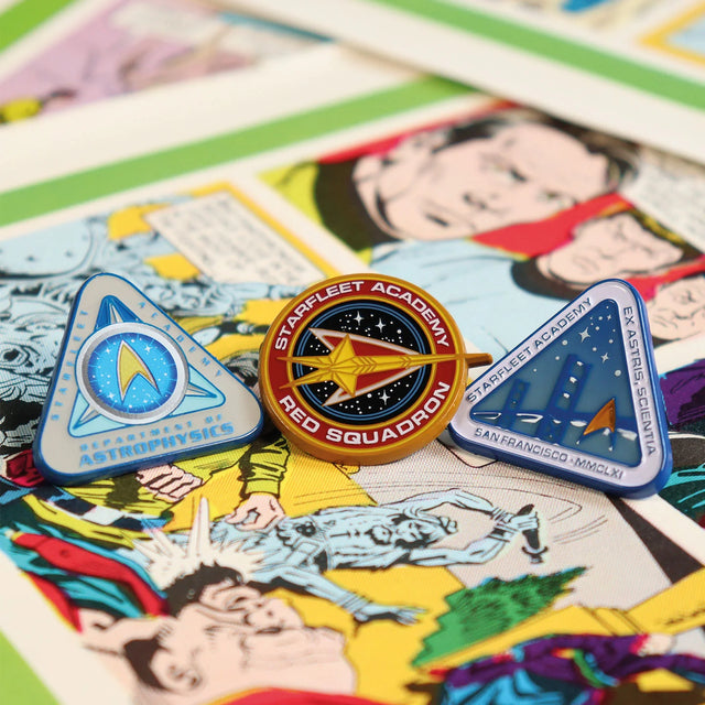 Star Trek | Starfleet Academy | Triple Pin Badge Set | Limited Edition