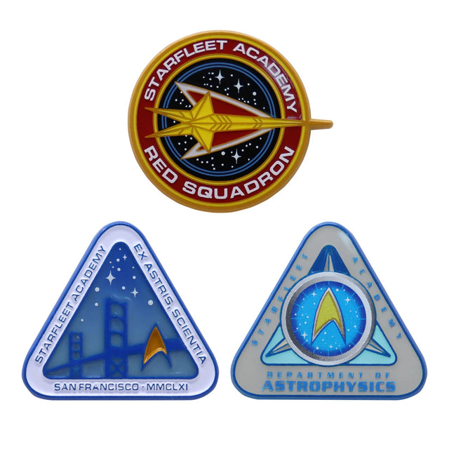 Star Trek | Starfleet Academy | Triple Pin Badge Set | Limited Edition