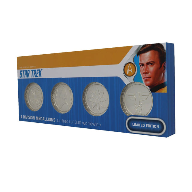 Star Trek | Starfleet Divisions | .999 Silver Plated Medallion Collection | Limited Edition