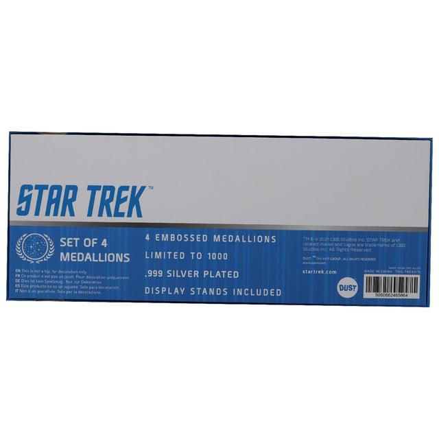 Star Trek | Starfleet Divisions | .999 Silver Plated Medallion Collection | Limited Edition