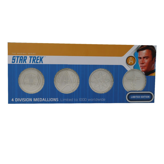 Star Trek | Starfleet Divisions | .999 Silver Plated Medallion Collection | Limited Edition