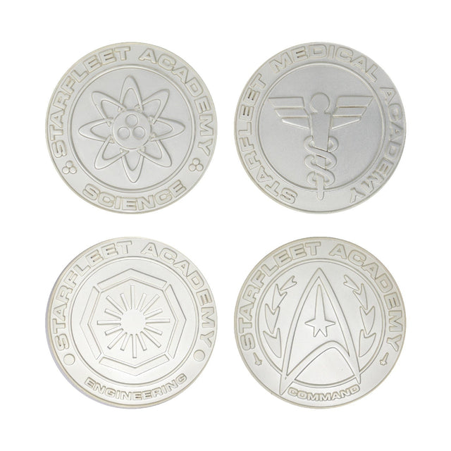 Star Trek | Starfleet Divisions | .999 Silver Plated Medallion Collection | Limited Edition