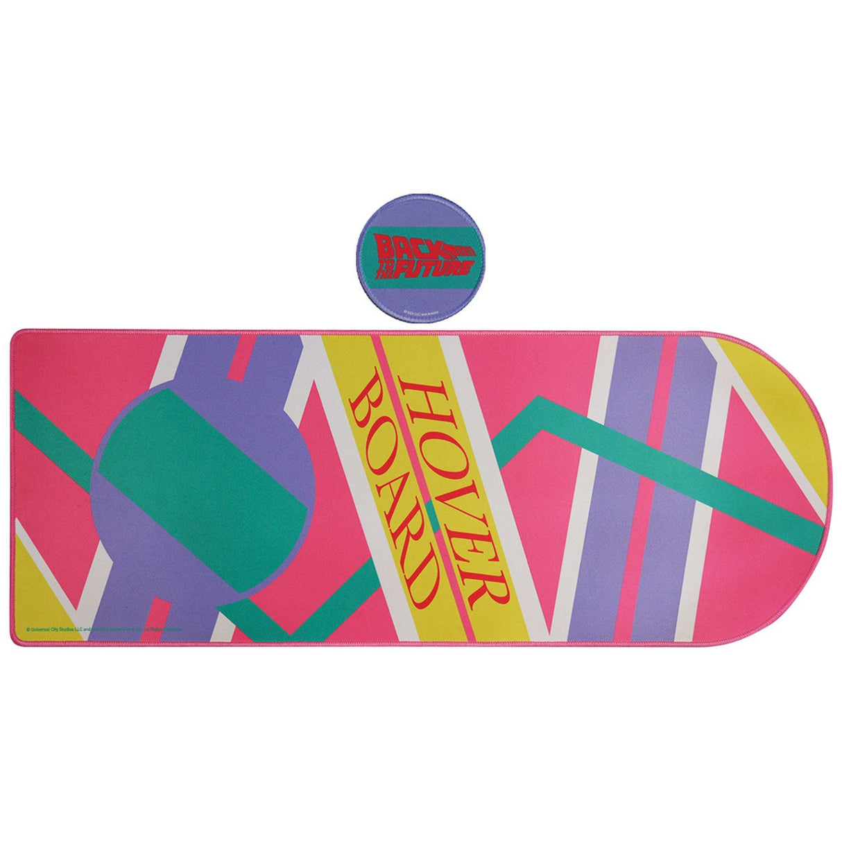 Back to the Future | XL Hoverboard Desk Pad and Coaster Set