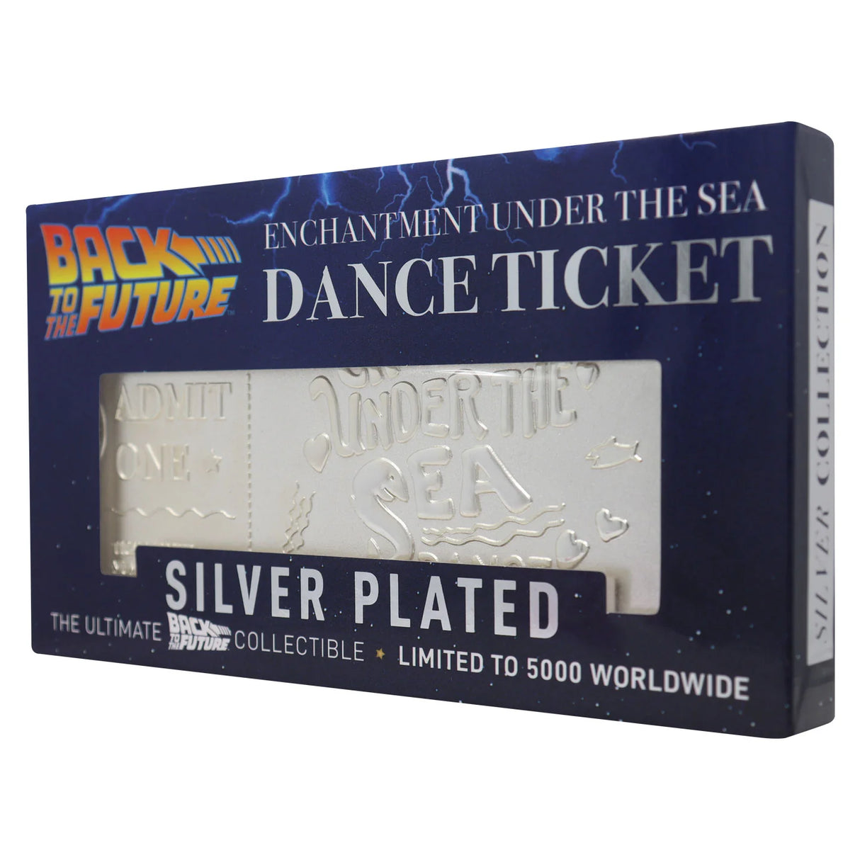 Back to the Future | Enchantment Under the Sea Dance Ticket | .999 Silver Plated | Limited Edition