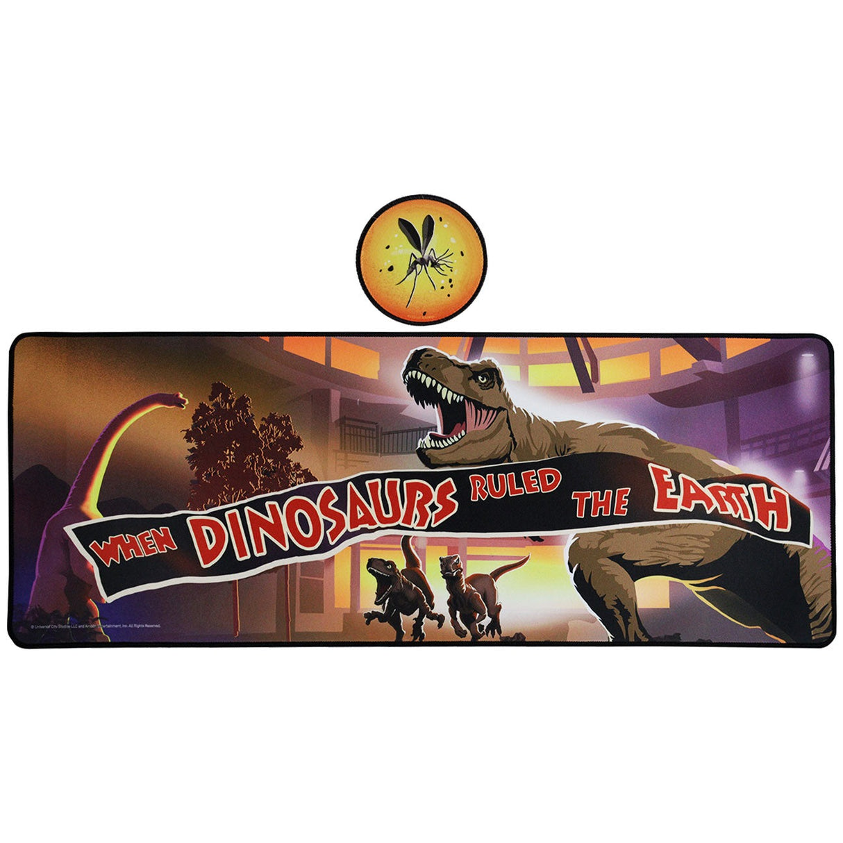 Jurassic Park | XL Hoverboard Desk Pad and Coaster Set