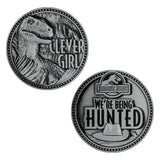 Fanattik Jurassic Park: CLEVER GIRL Velociraptor Limited Edition Collectable Coin