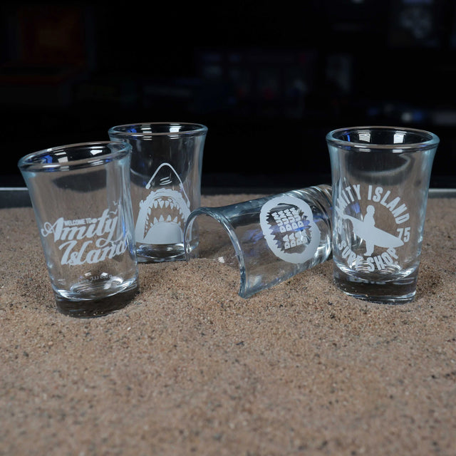 Jaws | Premium Set of 4 Shot Glasses