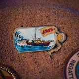 SHIP IN BOTTLE | Jaws 50th Anniversary | Limited Edition Pin Badge