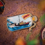 SHIP IN BOTTLE | Jaws 50th Anniversary | Limited Edition Pin Badge