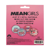 MEAN GIRLS | Set of 4 Embossed Metal Coasters