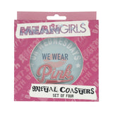 MEAN GIRLS | Set of 4 Embossed Metal Coasters