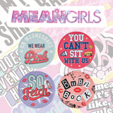 MEAN GIRLS | Set of 4 Embossed Metal Coasters