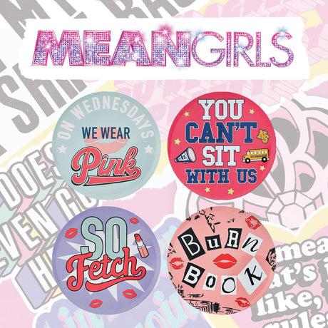 MEAN GIRLS | Set of 4 Embossed Metal Coasters