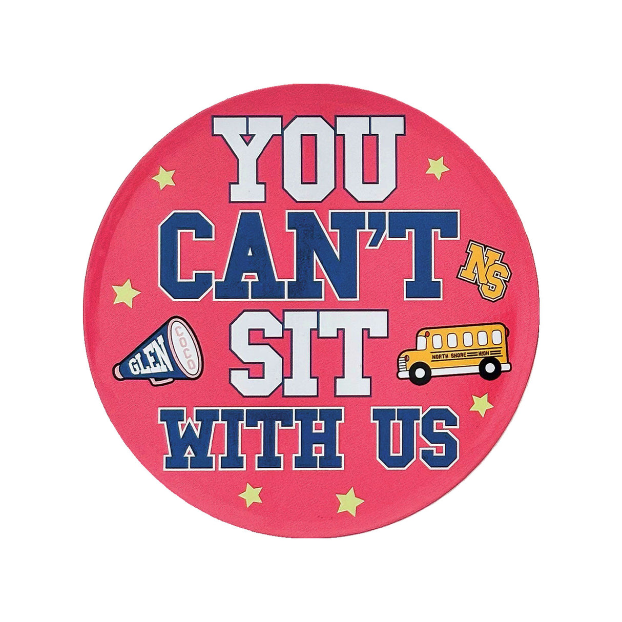 MEAN GIRLS | Set of 4 Embossed Metal Coasters