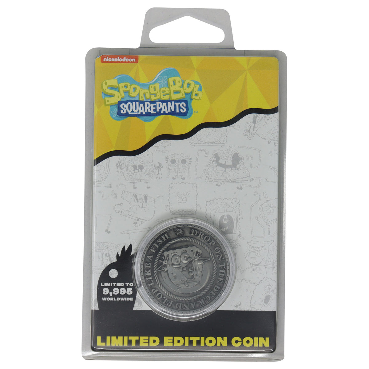 Fanattik SPONGEBOB SQUAREPANTS Limited Edition Embossed Collectable Coin