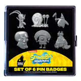 SpongeBob SquarePants | Set of 6 Pin Badges