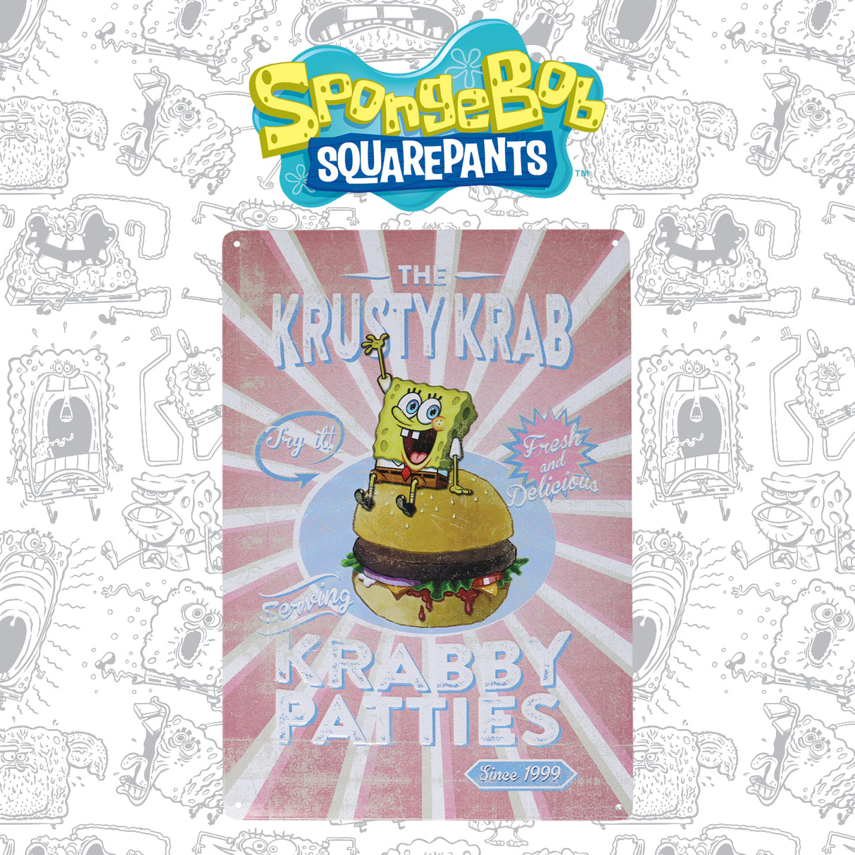 KRUSTY KRAB | SpongeBob SquarePants | Tin Sign