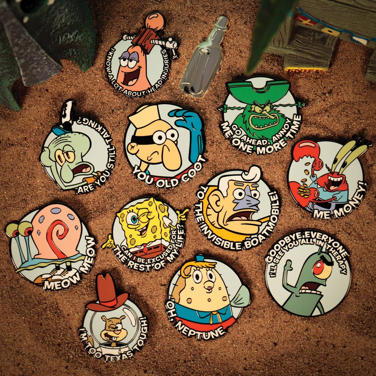 SPONGEBOB SQUAREPANTS | 1 x Mystery Enamel Pin Badge