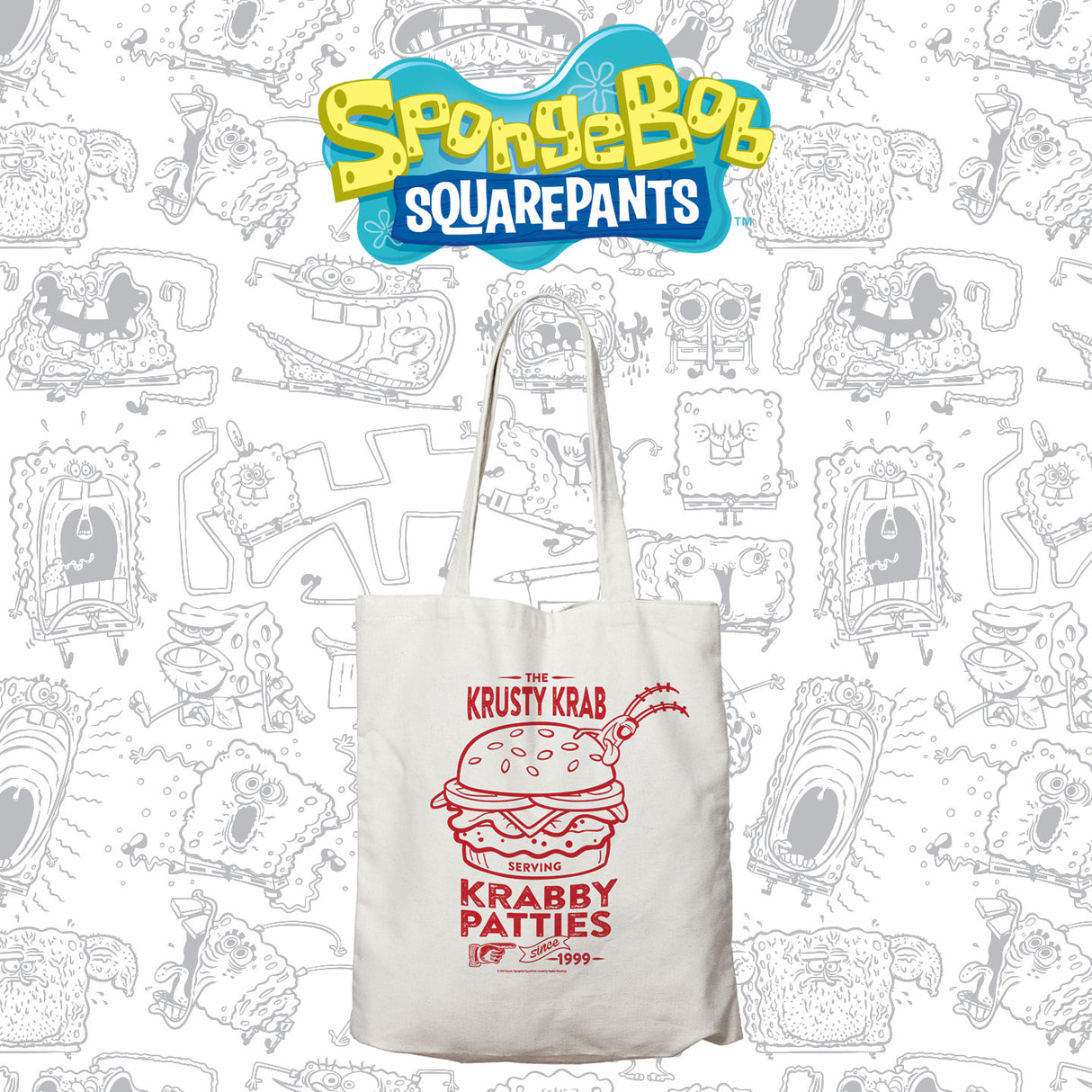 SpongeBob SquarePants SPONGEBOB SQUAREPANTS Krusty Krab Tote Bag