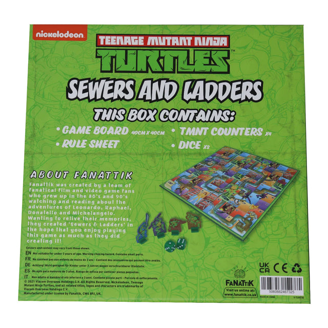 Teenage Mutant Ninja Turtles | Sewers & Ladders Board Game