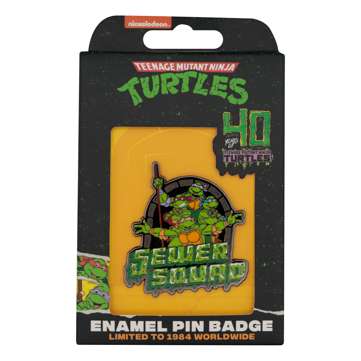 TEENAGE MUTANT NINJA TURTLES | Limited Edition Pin Badge | 40th Anniversary