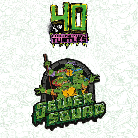 TEENAGE MUTANT NINJA TURTLES | Limited Edition Pin Badge | 40th Anniversary