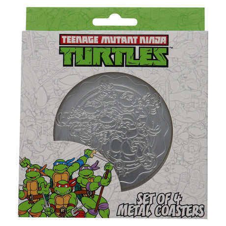 Teenage Mutant Ninja Turtles | Embossed Metal Coasters | Set of 4