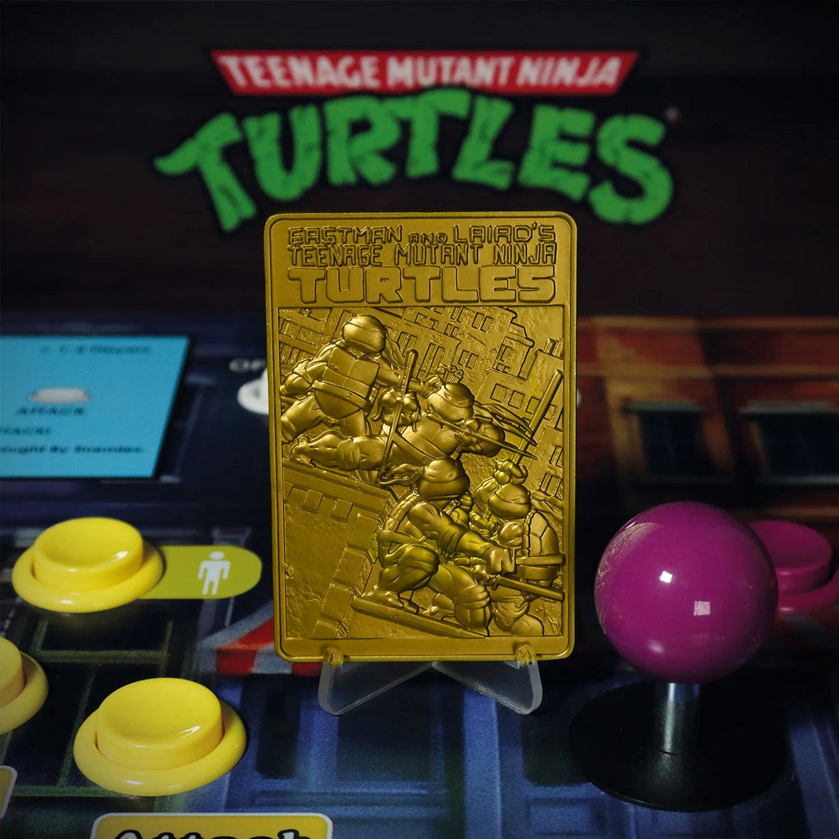 Teenage Mutant Ninja Turtles | 24k Gold Plated Comic Book Cover | Ingot Limited Edition