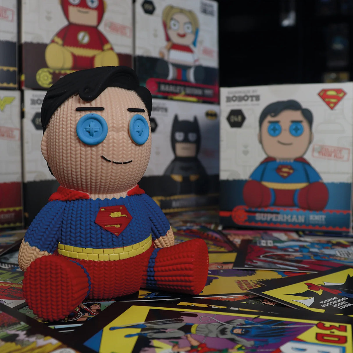 Handmade by Robots | Superman DC Vinyl Figure | Knit Series #048