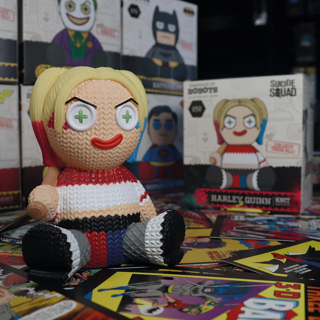 Handmade by Robots | Harley Quinn DC Vinyl Figure | Knit Series #050