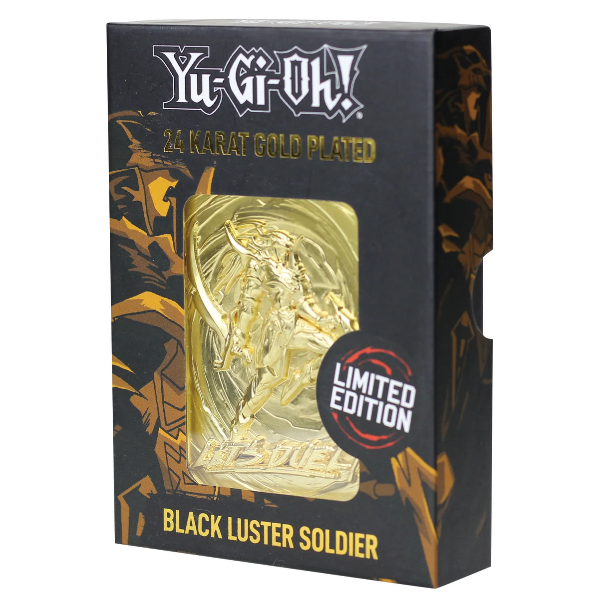 Yu-Gi-Oh! | Limited Edition | 24k Gold Plated Metal Card | Black Luster Soldier