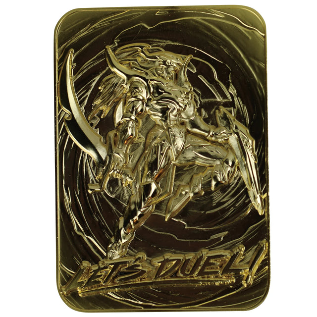 Yu-Gi-Oh! | Limited Edition | 24k Gold Plated Metal Card | Black Luster Soldier