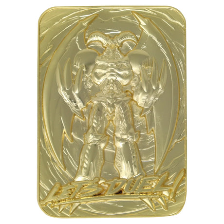 Yu-Gi-Oh! | Limited Edition | 24k Gold Plated Metal Card | Summoned Skull