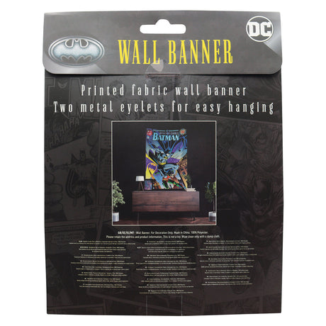 Fanattik DC: BATMAN & ROBIN 85th Anniversary Detective Comics Extra Large Wall Banner (125 x 85cm)