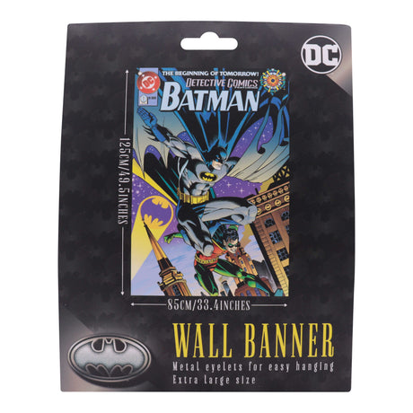 Fanattik DC: BATMAN & ROBIN 85th Anniversary Detective Comics Extra Large Wall Banner (125 x 85cm)