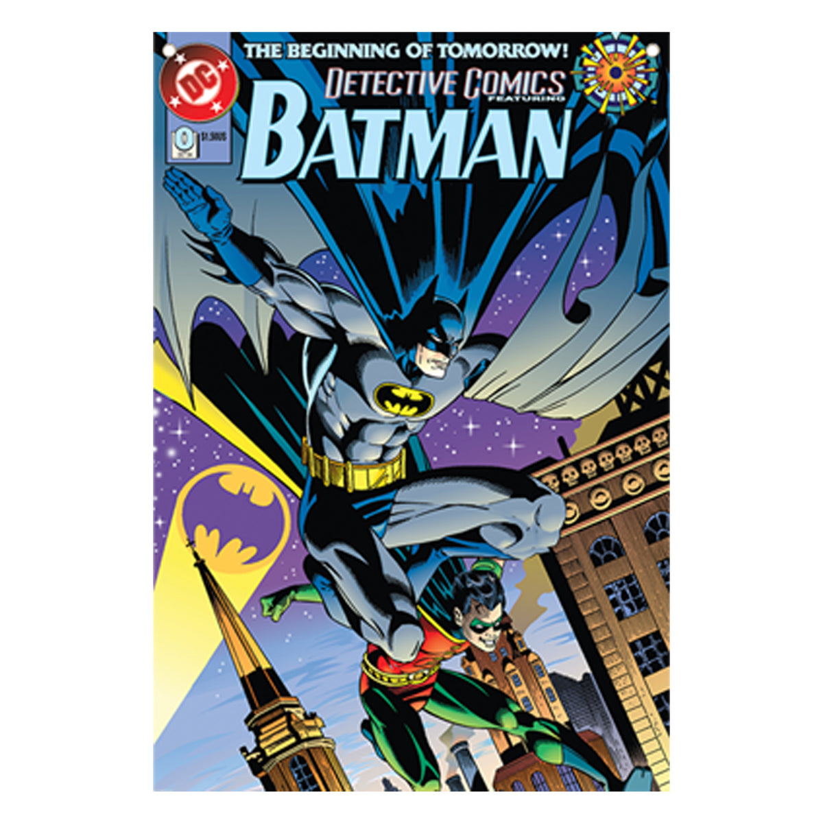 Fanattik DC: BATMAN & ROBIN 85th Anniversary Detective Comics Extra Large Wall Banner (125 x 85cm)